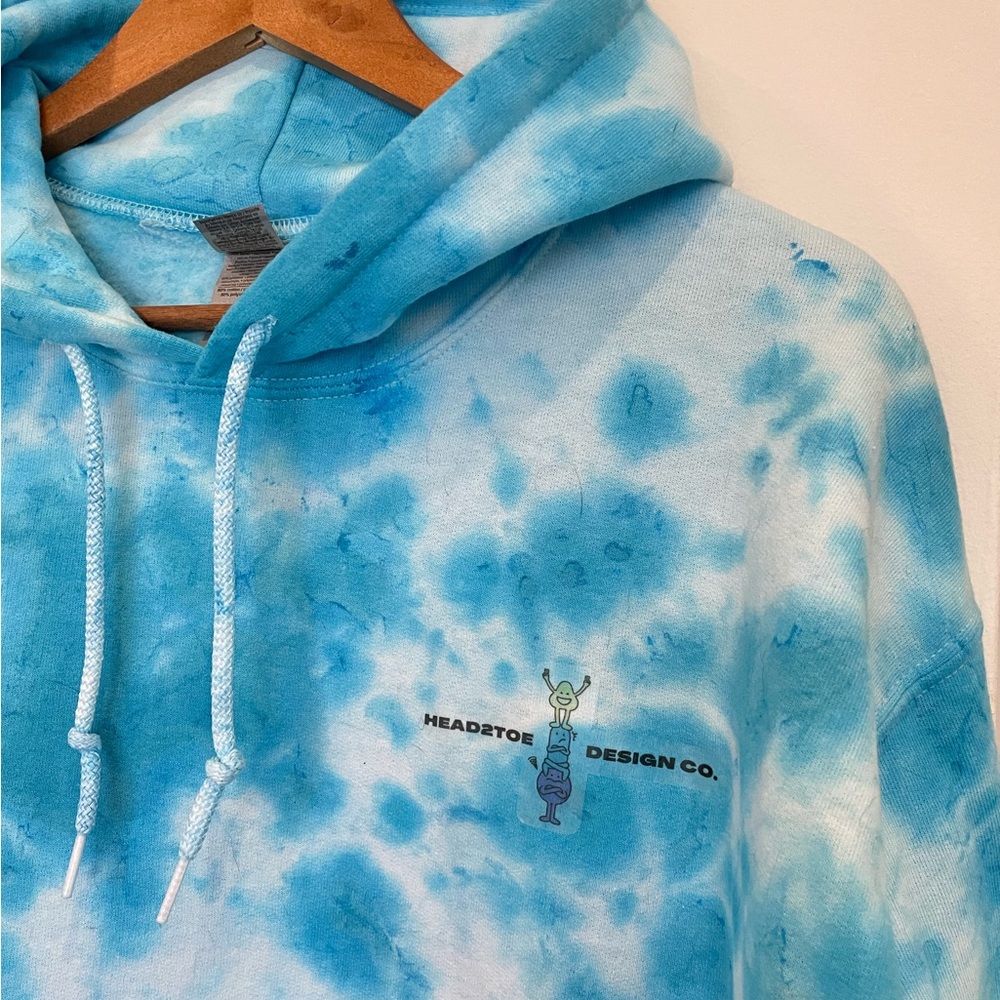 Custom tie dye hoodie